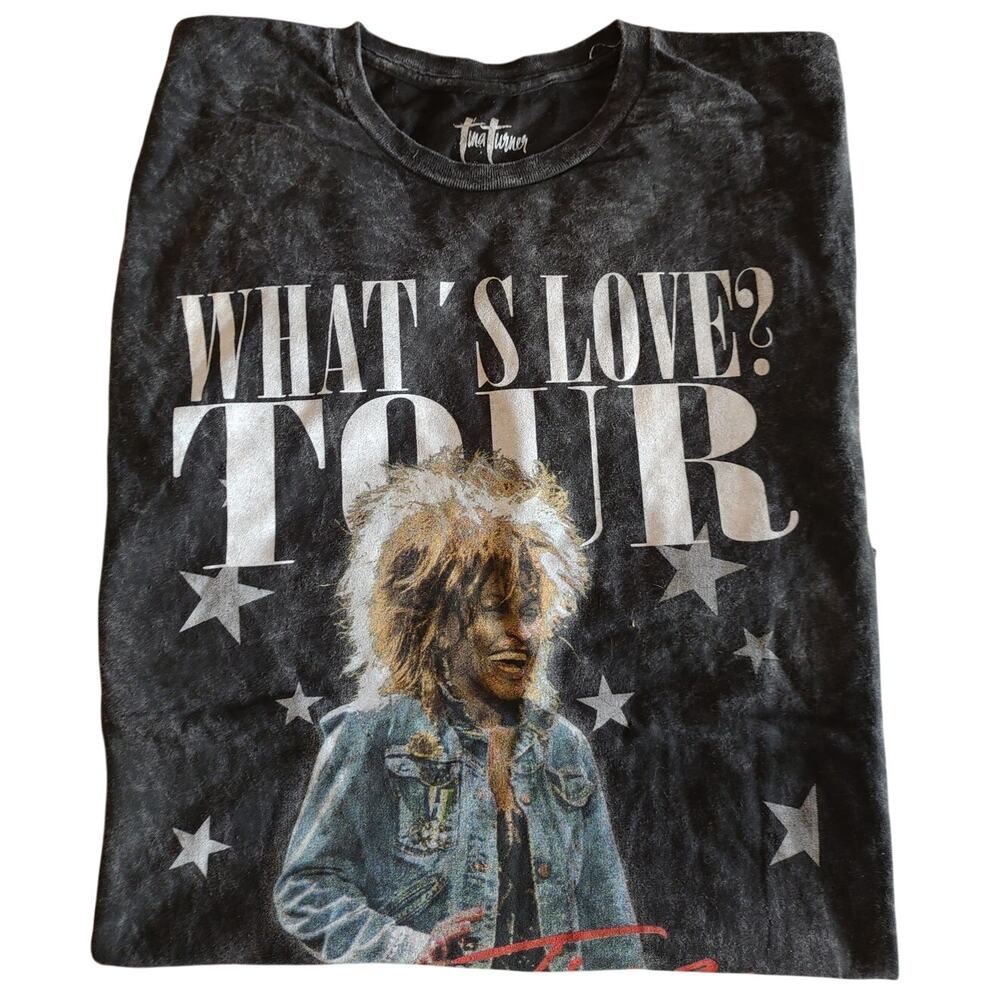 Tina Turner 1993 What's Love Tour Band T-Shirt